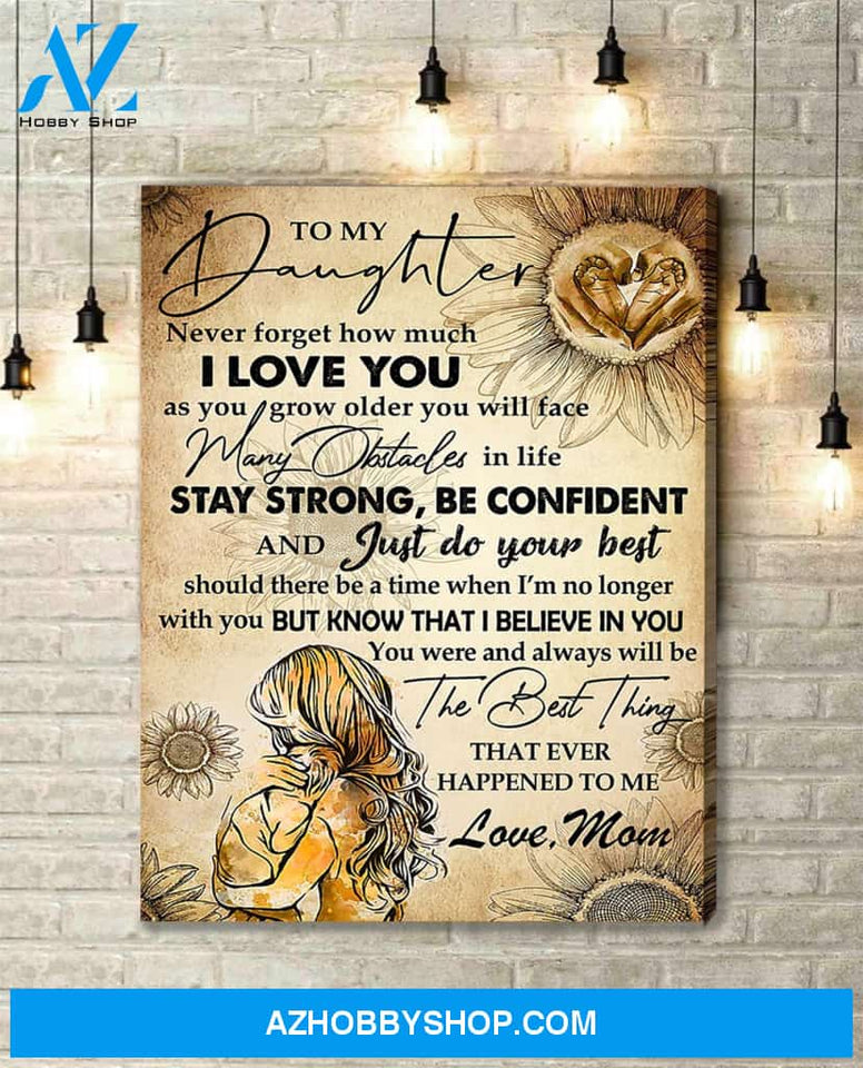 Canvas Gift For Daughter - Hanging Art For Bedroom