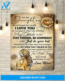 Canvas Gift For Daughter - Hanging Art For Bedroom