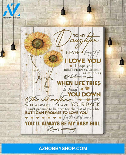 Canvas Gift For Daughter - Hanging Art For Bedroom