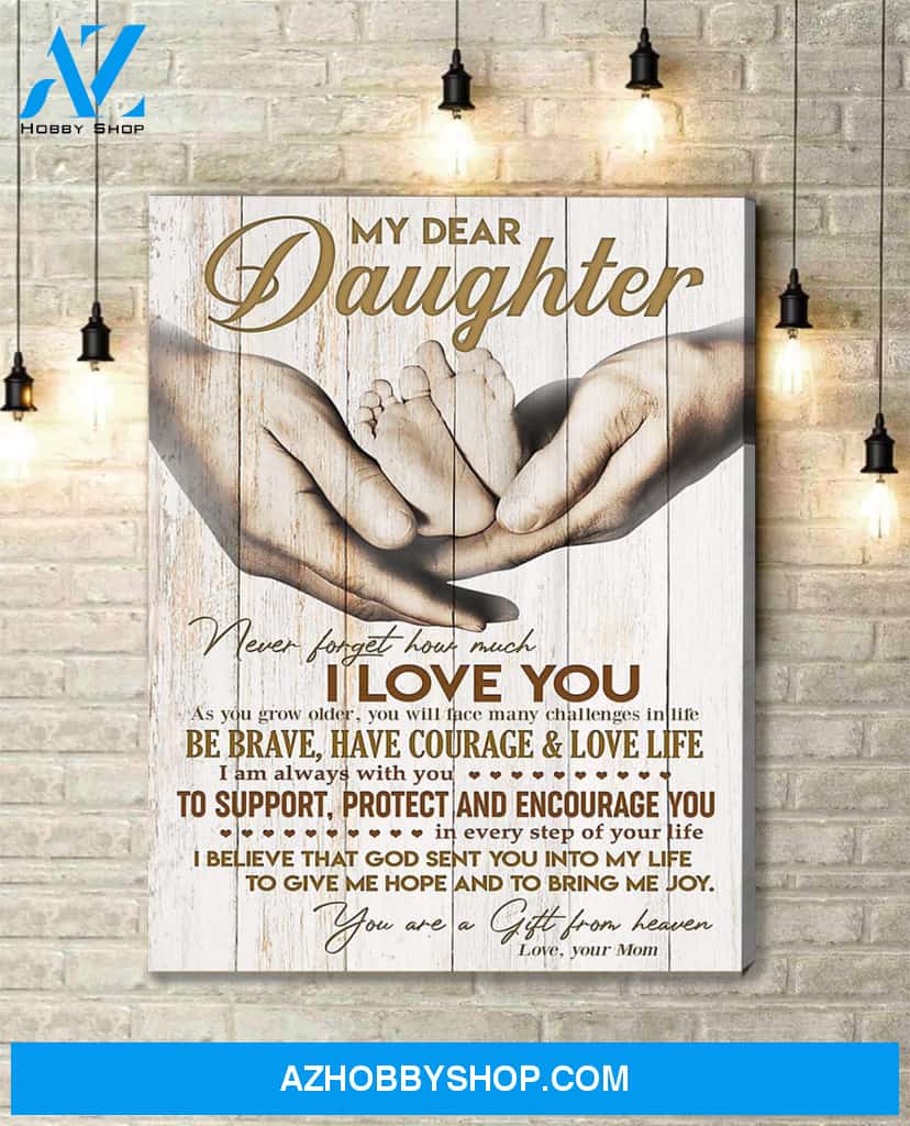 Canvas Gift For Daughter - Hanging Art For Bedroom