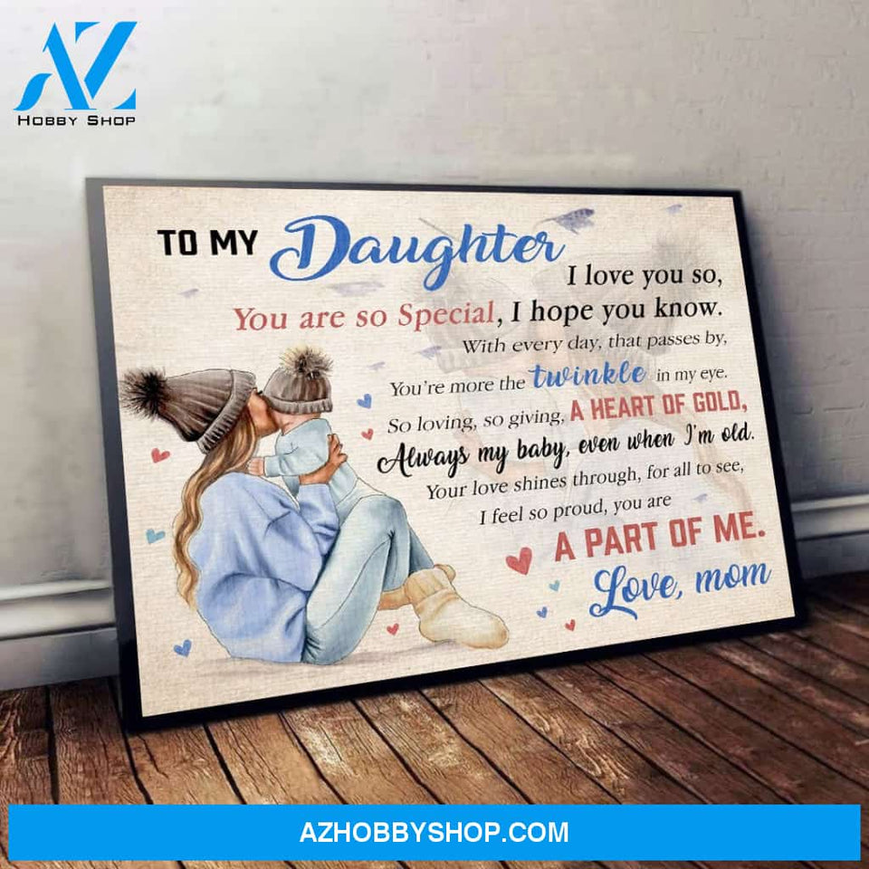 Canvas Gift For Daughter - Hanging Art For Bedroom