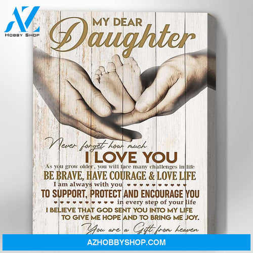 Canvas Gift For Daughter - Hanging Art For Bedroom