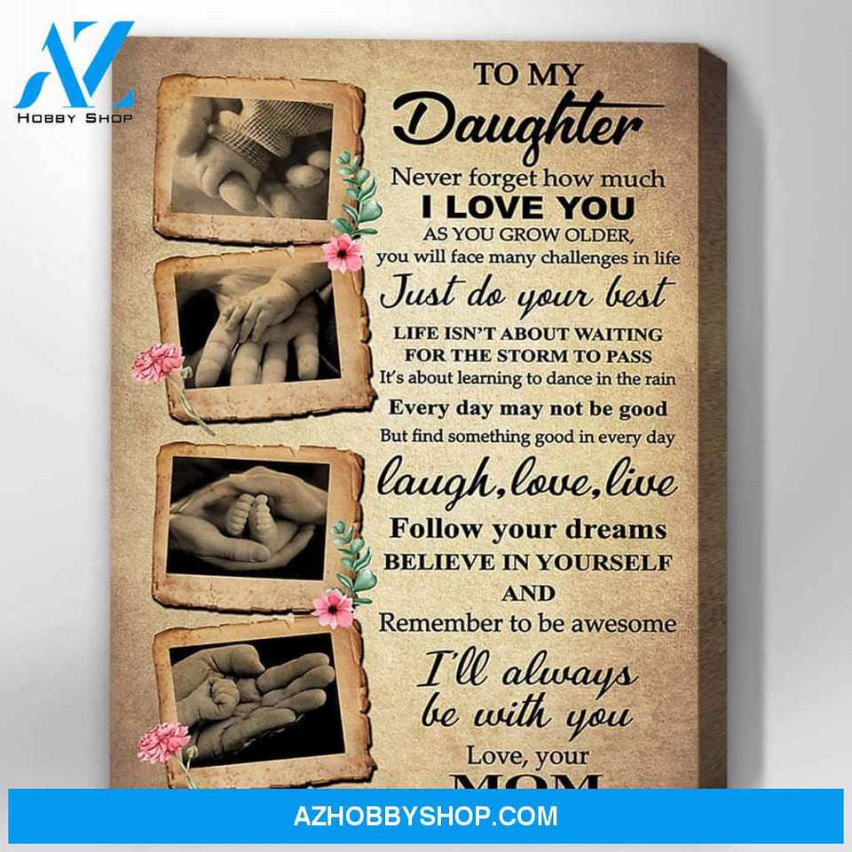 Canvas Gift For Daughter - Hanging Art For Bedroom