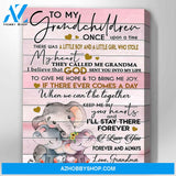 Canvas Gift For Grandchildren From Grandma