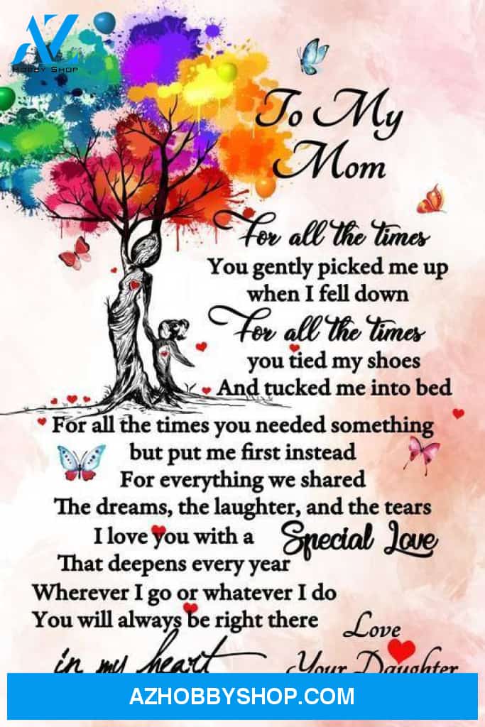 Canvas - Canvas Gift For Mom - Hanging Art For Bedroom