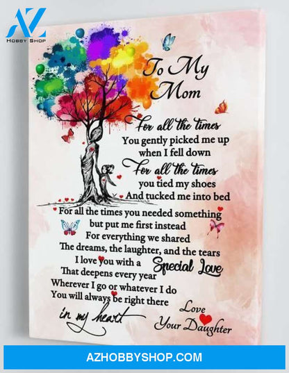 Canvas - Canvas Gift For Mom - Hanging Art For Bedroom