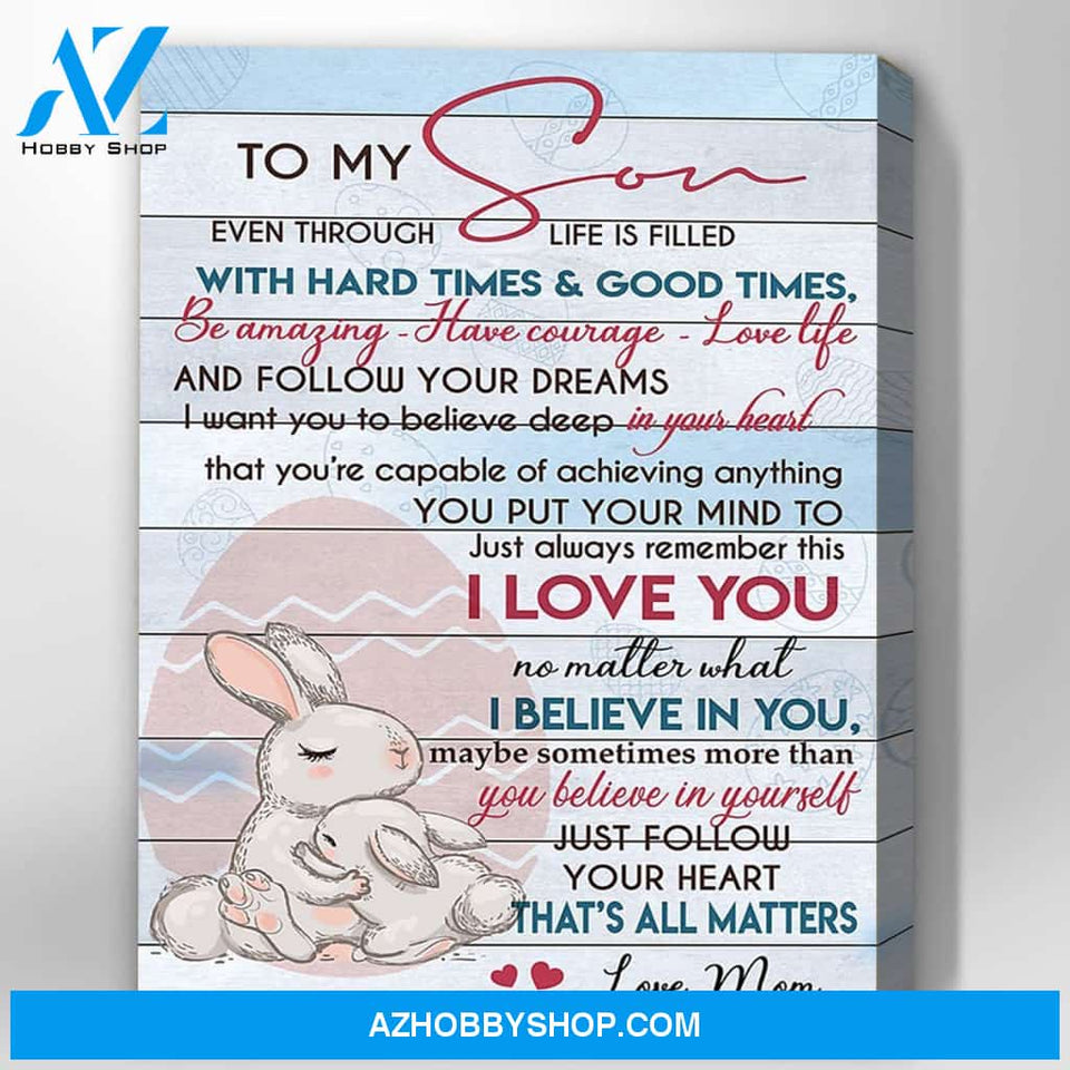 Canvas Gift For Son - Hanging Art For Bedroom