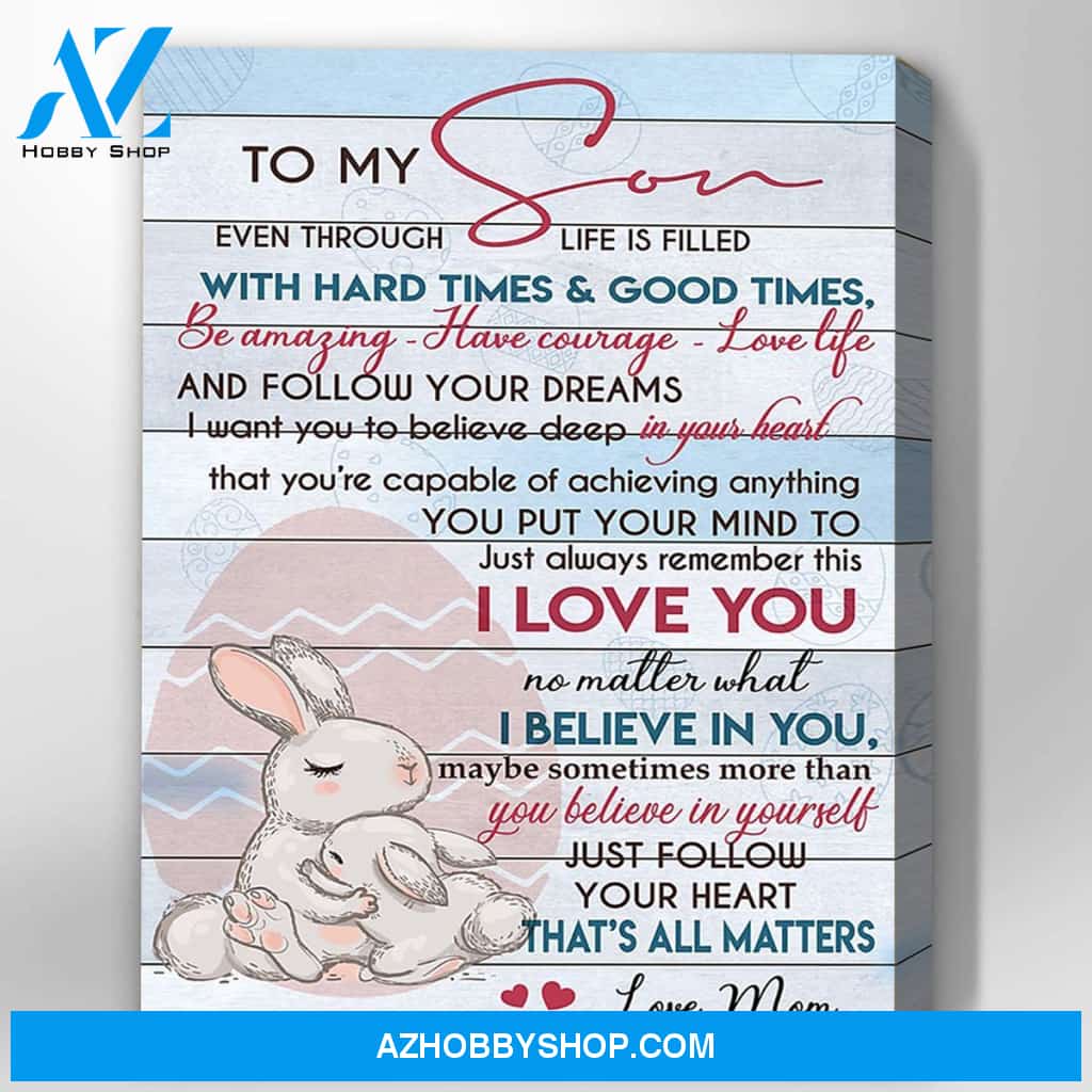 Canvas Gift For Son - Hanging Art For Bedroom