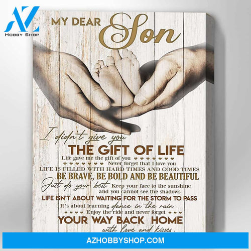 Canvas Gift For Son - Hanging Art For Bedroom