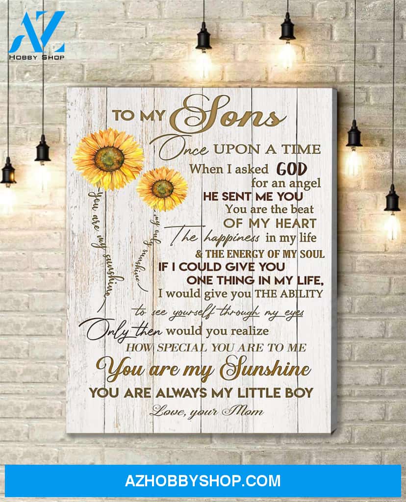 Canvas Gift For Son - Hanging Art For Bedroom
