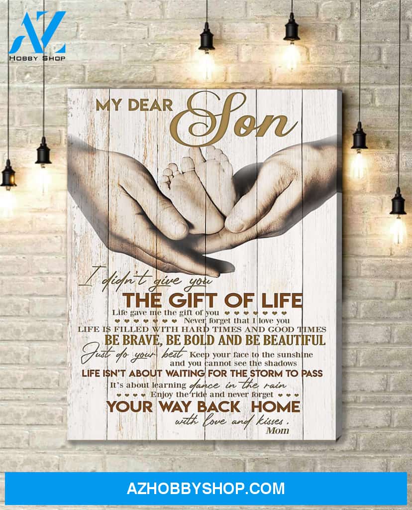 Canvas Gift For Son - Hanging Art For Bedroom