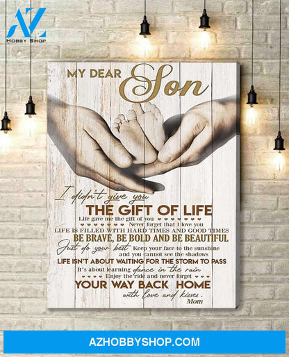 Canvas Gift For Son - Hanging Art For Bedroom