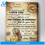 Canvas Gift For Son - Hanging Art For Bedroom