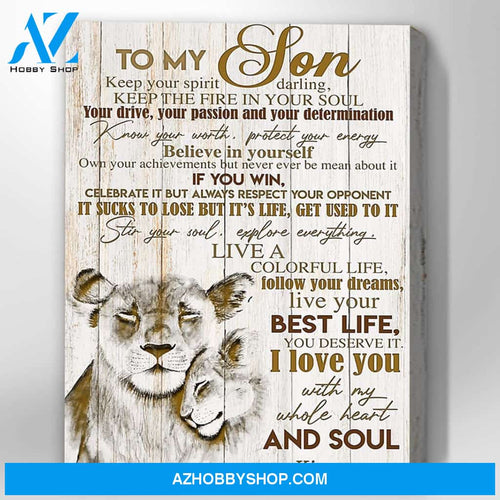 Canvas Gift For Son - Hanging Art For Bedroom