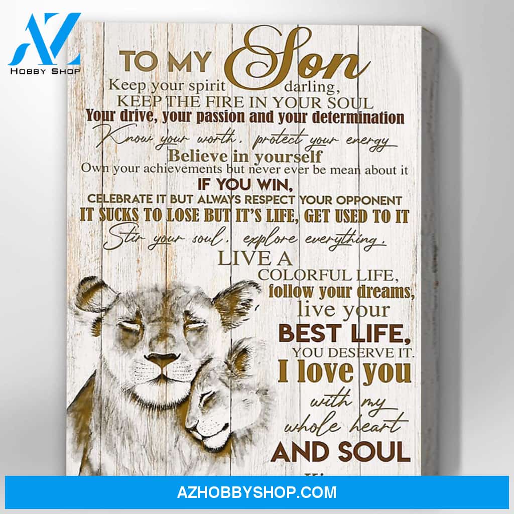 Canvas Gift For Son - Hanging Art For Bedroom