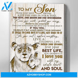 Canvas Gift For Son - Hanging Art For Bedroom