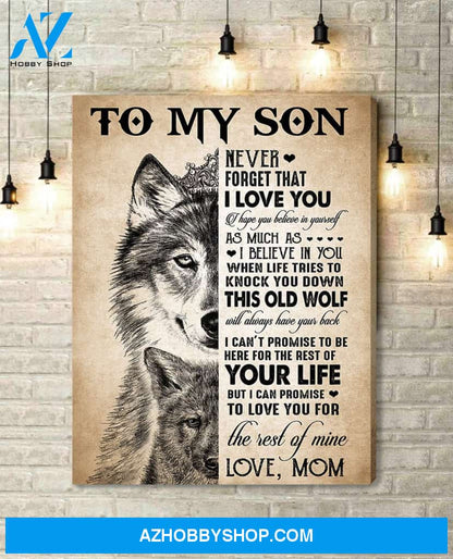 Canvas Gift For Son - Hanging Art For Bedroom