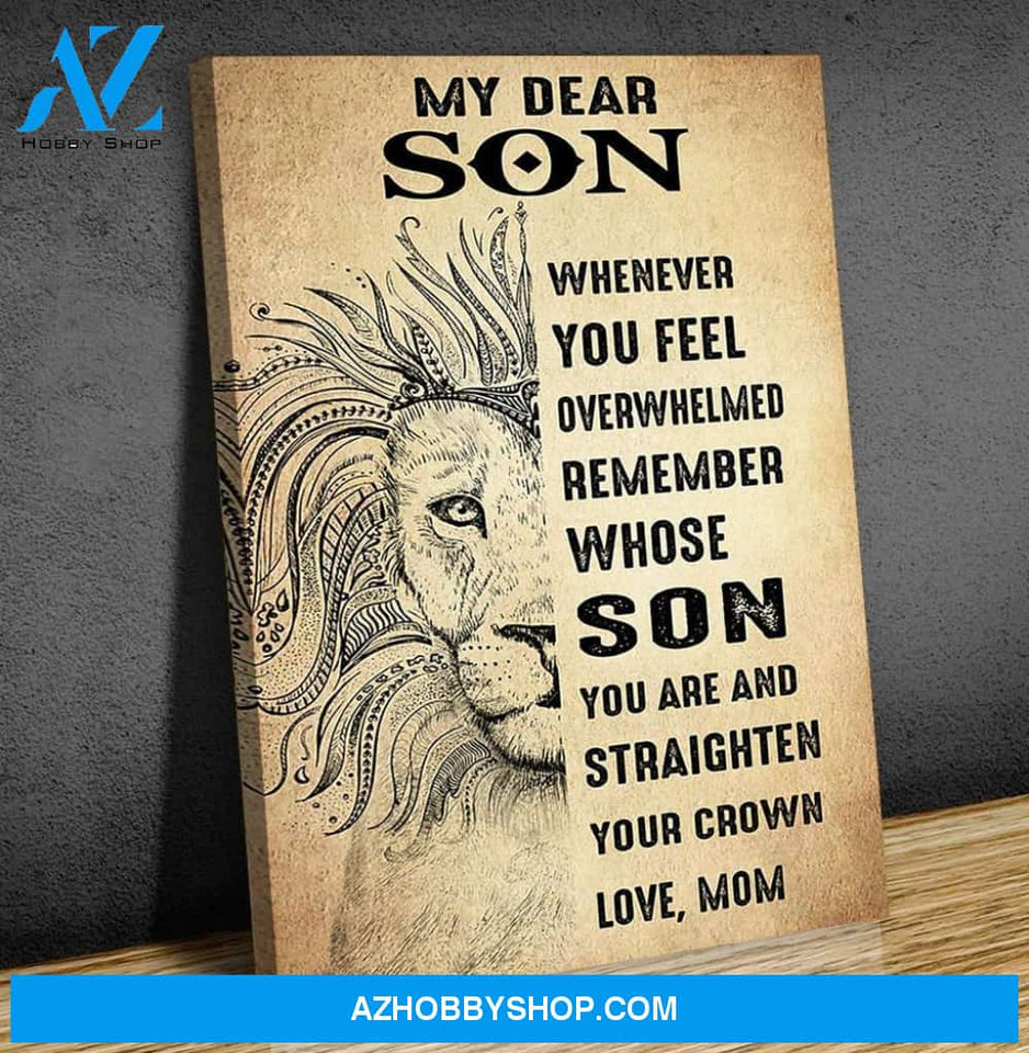 Canvas Gift For Son - Hanging Art For Bedroom