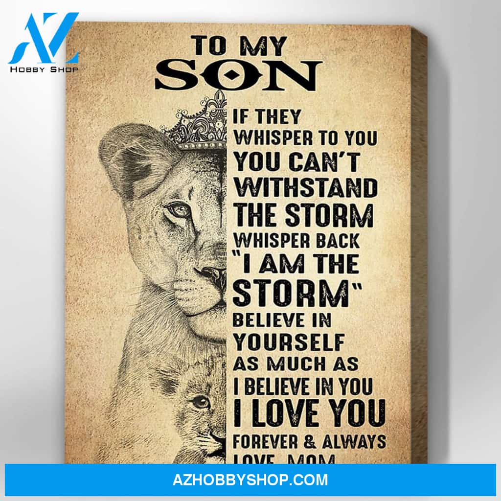 Canvas Gift For Son - Hanging Art For Bedroom