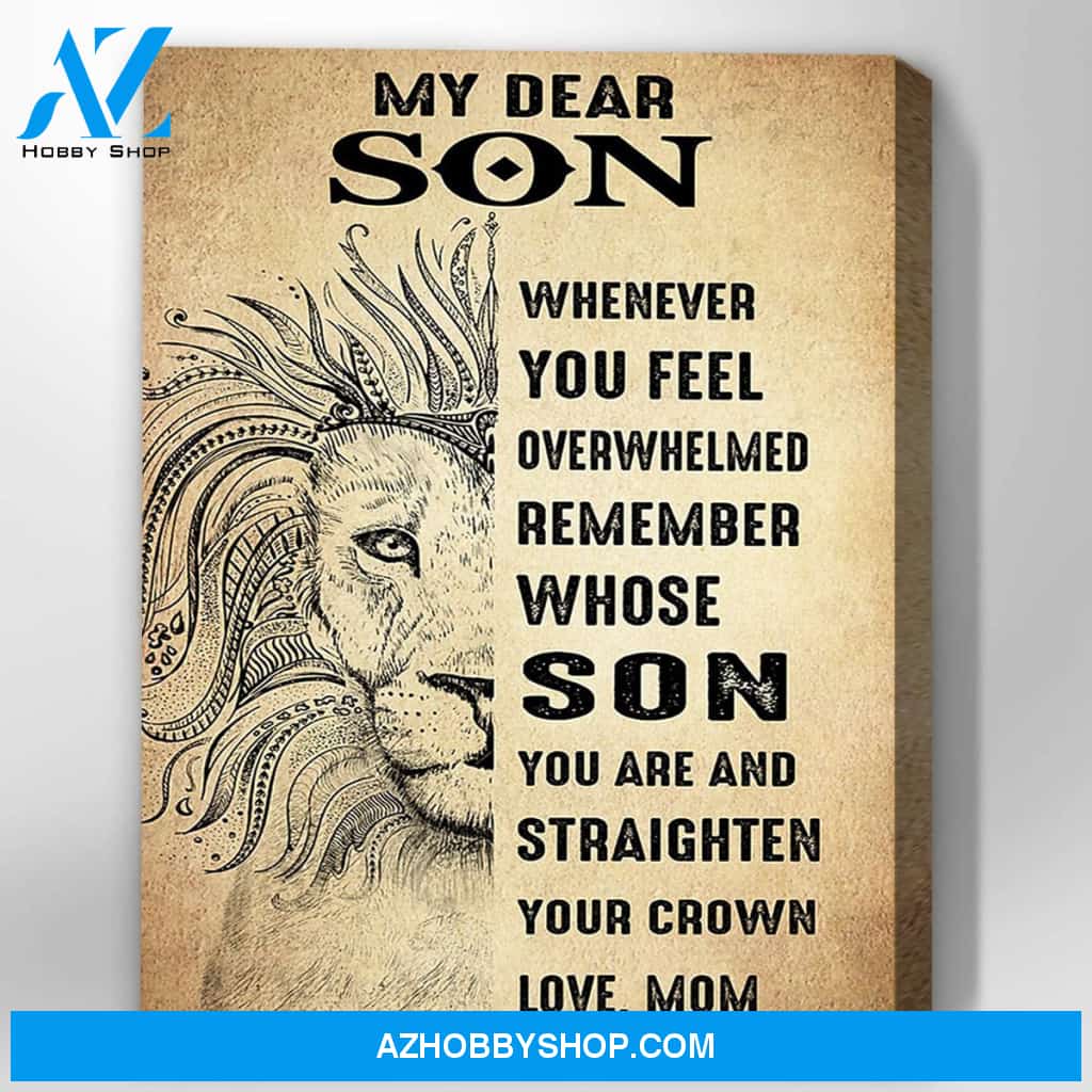 Canvas Gift For Son - Hanging Art For Bedroom