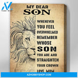 Canvas Gift For Son - Hanging Art For Bedroom