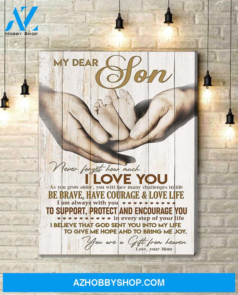 Canvas Gift For Son - Hanging Art For Bedroom
