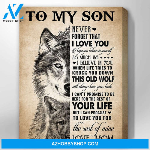 Canvas Gift For Son - Hanging Art For Bedroom