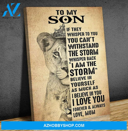 Canvas Gift For Son - Hanging Art For Bedroom