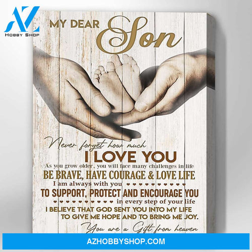 Canvas Gift For Son - Hanging Art For Bedroom