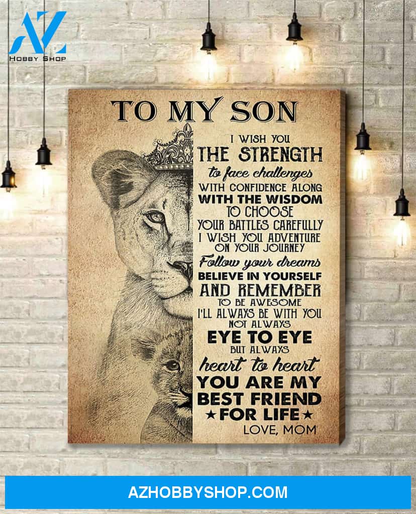 Canvas Gift For Son - Hanging Art For Bedroom