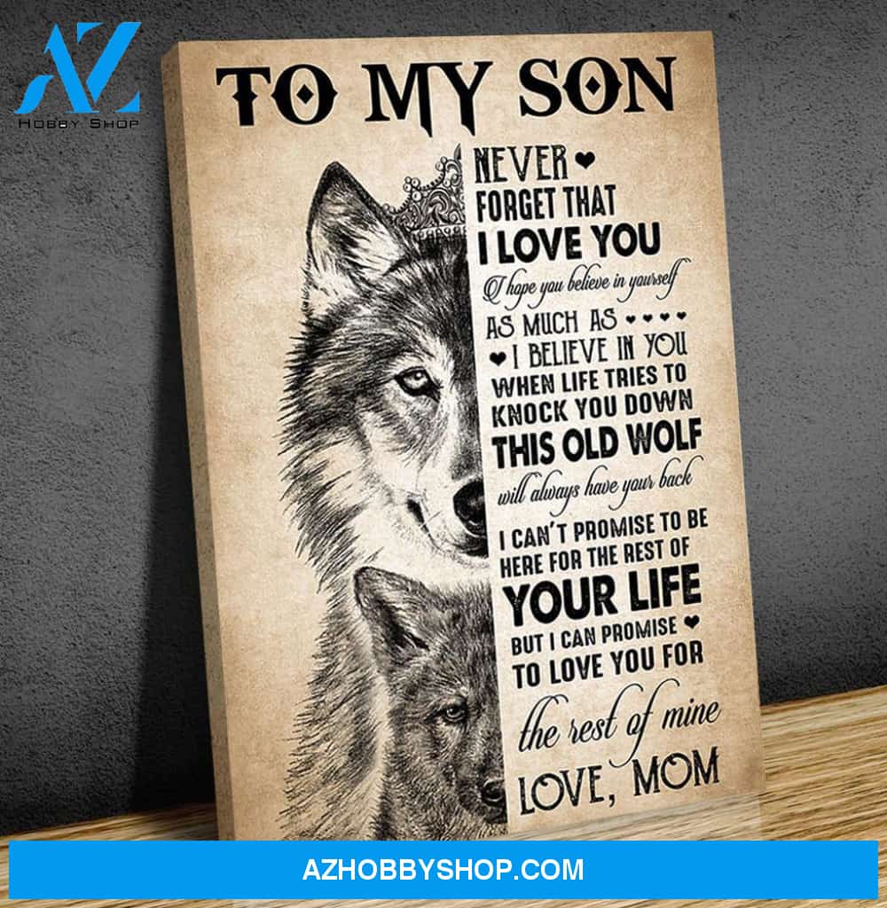 Canvas Gift For Son - Hanging Art For Bedroom