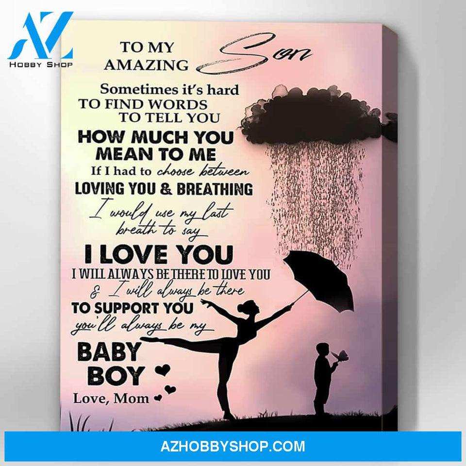 Canvas Gift For Son - Hanging Art For Bedroom