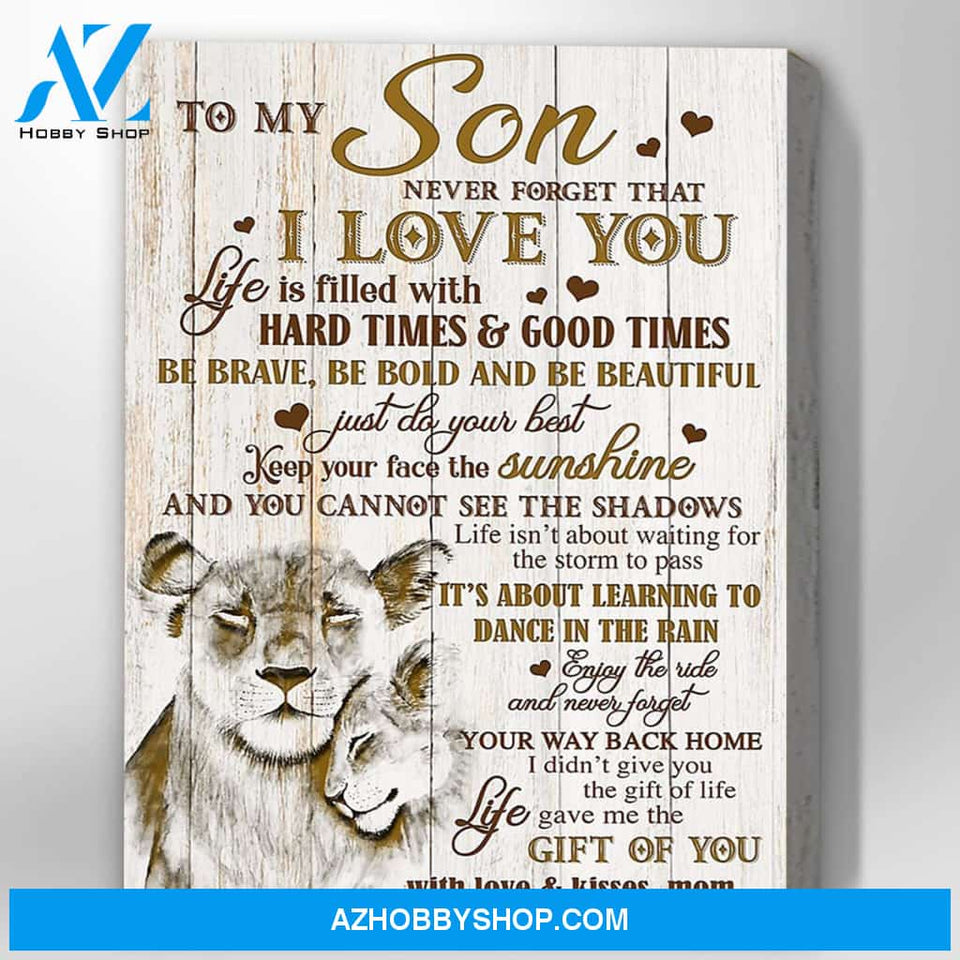 Canvas Gift For Son - Hanging Art For Bedroom