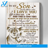 Canvas Gift For Son - Hanging Art For Bedroom