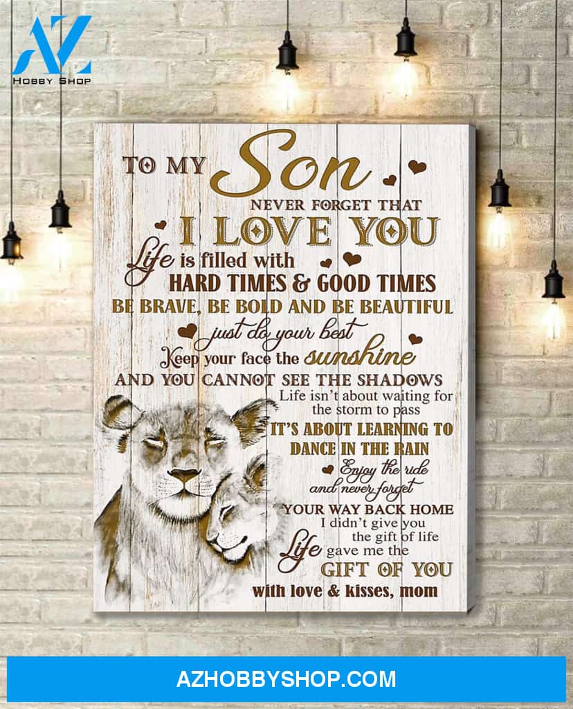 Canvas Gift For Son - Hanging Art For Bedroom