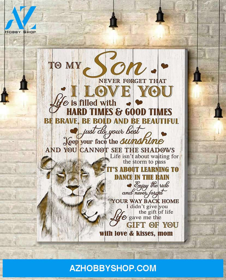 Canvas Gift For Son - Hanging Art For Bedroom