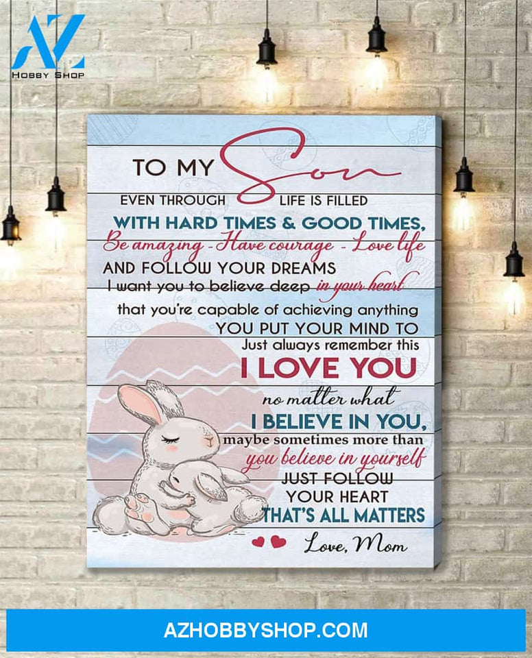 Canvas Gift For Son - Hanging Art For Bedroom