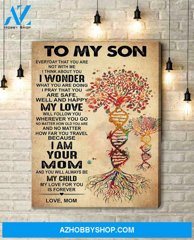 Canvas Gift For Son - Hanging Art For Bedroom