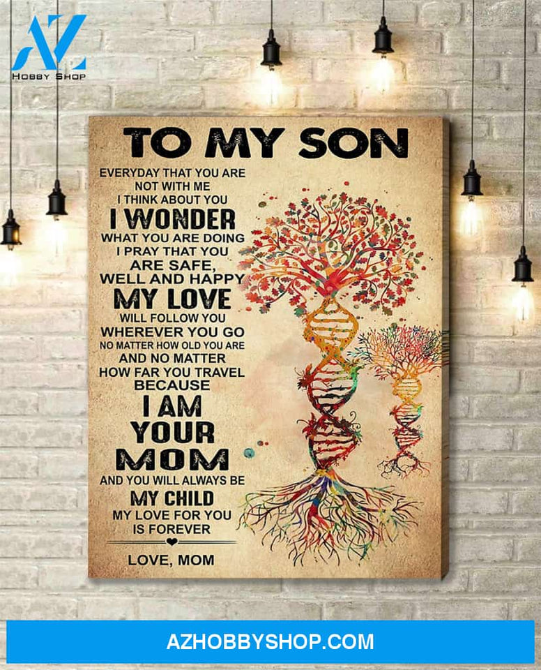 Canvas Gift For Son - Hanging Art For Bedroom