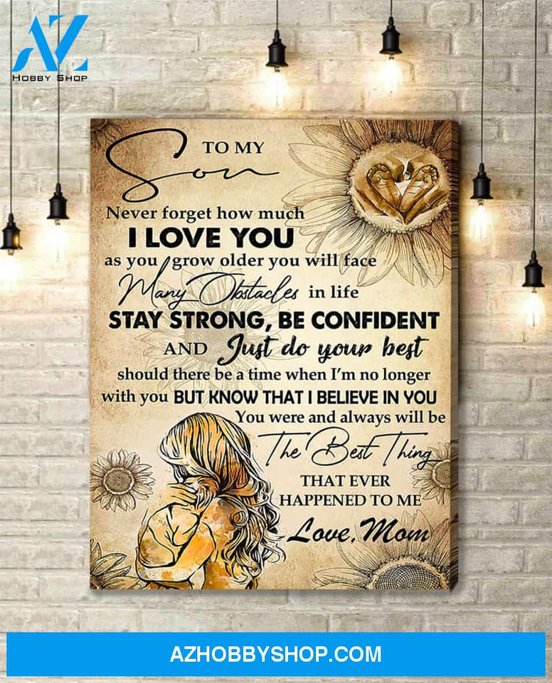 Canvas Gift For Son - Hanging Art For Bedroom