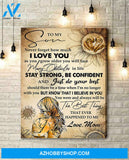 Canvas Gift For Son - Hanging Art For Bedroom