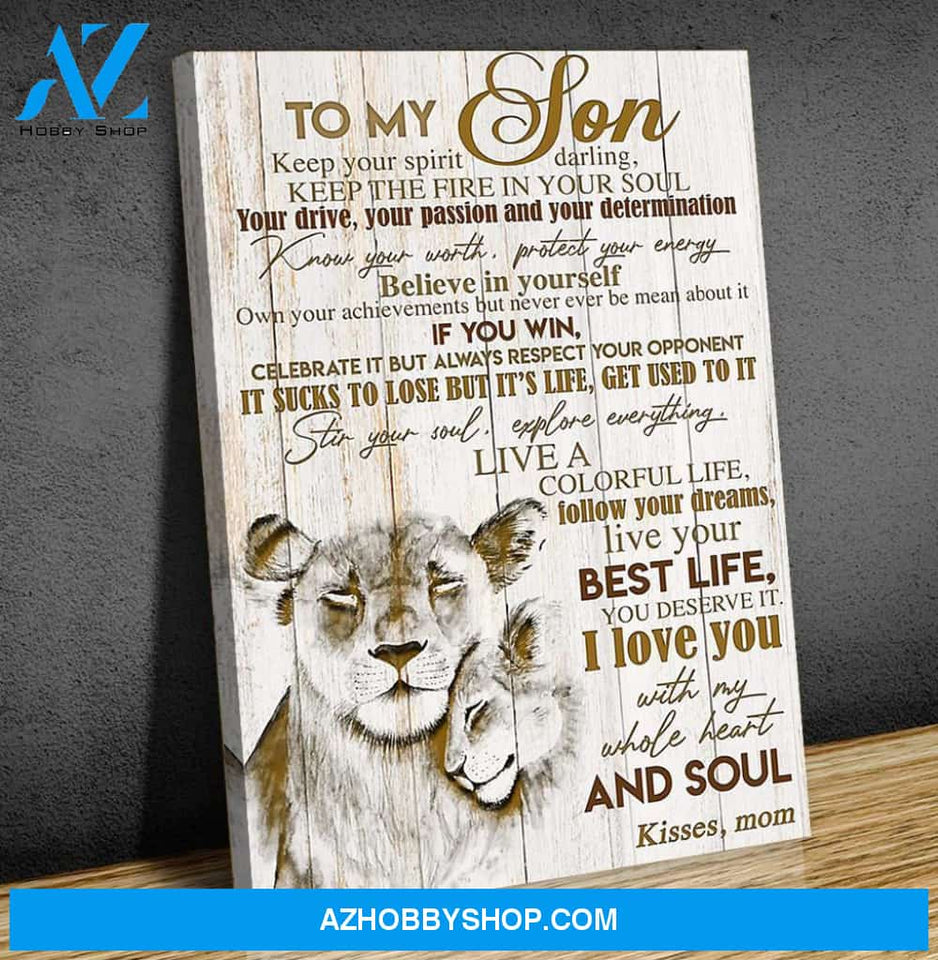 Canvas Gift For Son - Hanging Art For Bedroom