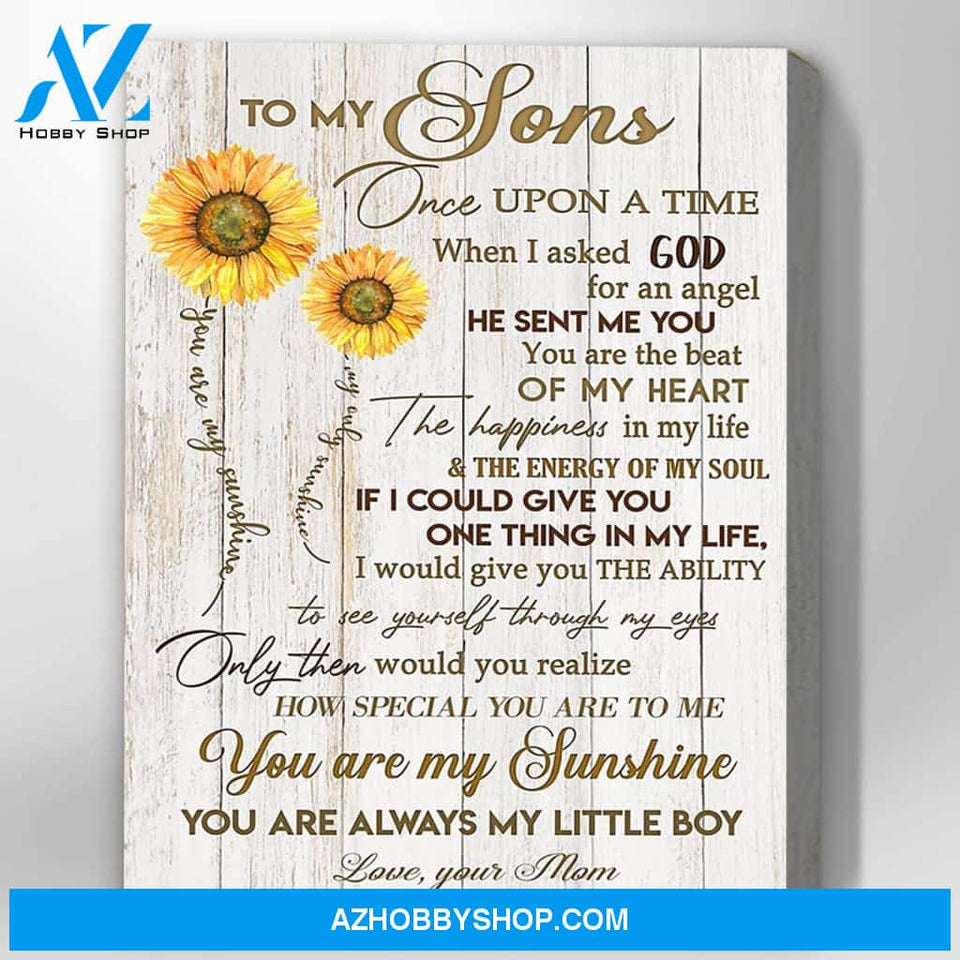 Canvas Gift For Son - Hanging Art For Bedroom