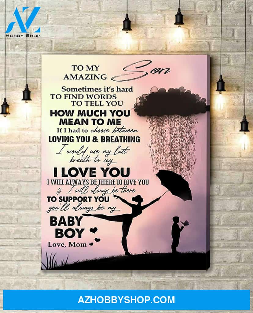 Canvas Gift For Son - Hanging Art For Bedroom