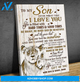 Canvas Gift For Son - Hanging Art For Bedroom