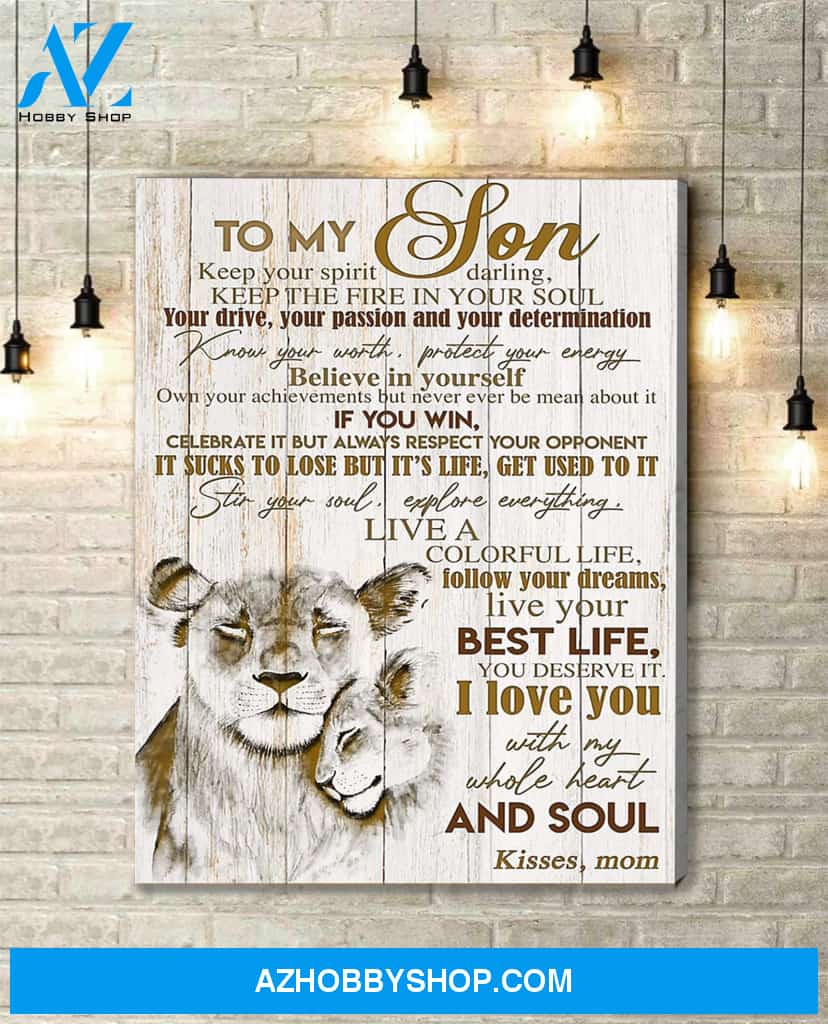 Canvas Gift For Son - Hanging Art For Bedroom