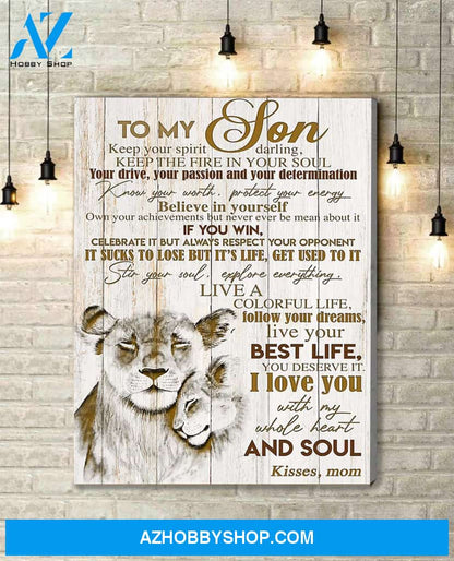 Canvas Gift For Son - Hanging Art For Bedroom