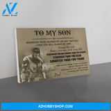 Canvas knight templar dad to son remember you are braver than you believe stronger than you seem smarter than you think