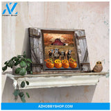 Canvas Prints Beautiful Autumn Pumpkin Farm and Hereford Today I Choose Joy Wall Decor