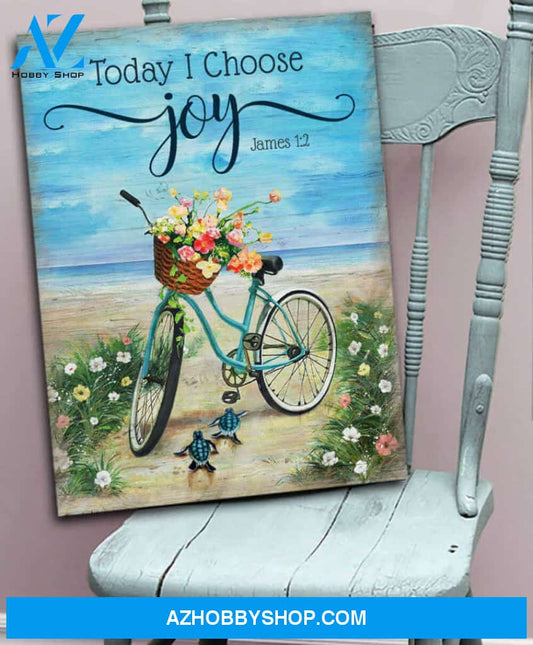 Canvas  Turtle  Today I Choose Joy
